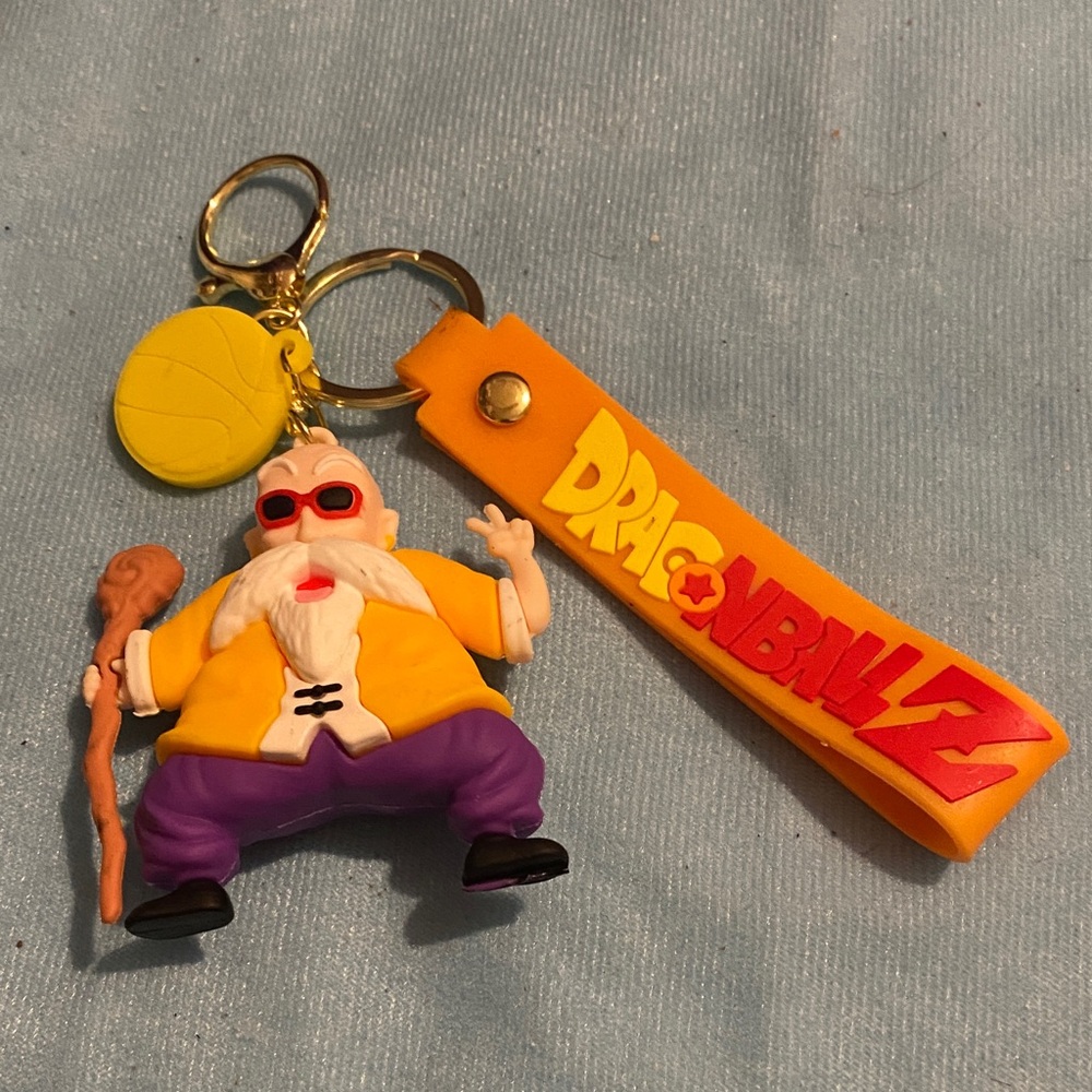 Dragon Ball Z Master Roshi Keychain Pendant Anime Car Bag Pendant Child Gift Car